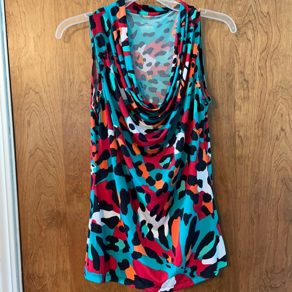Light weight Colorful cheetah print work blouse
